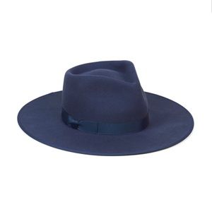 Lack of color navy hat